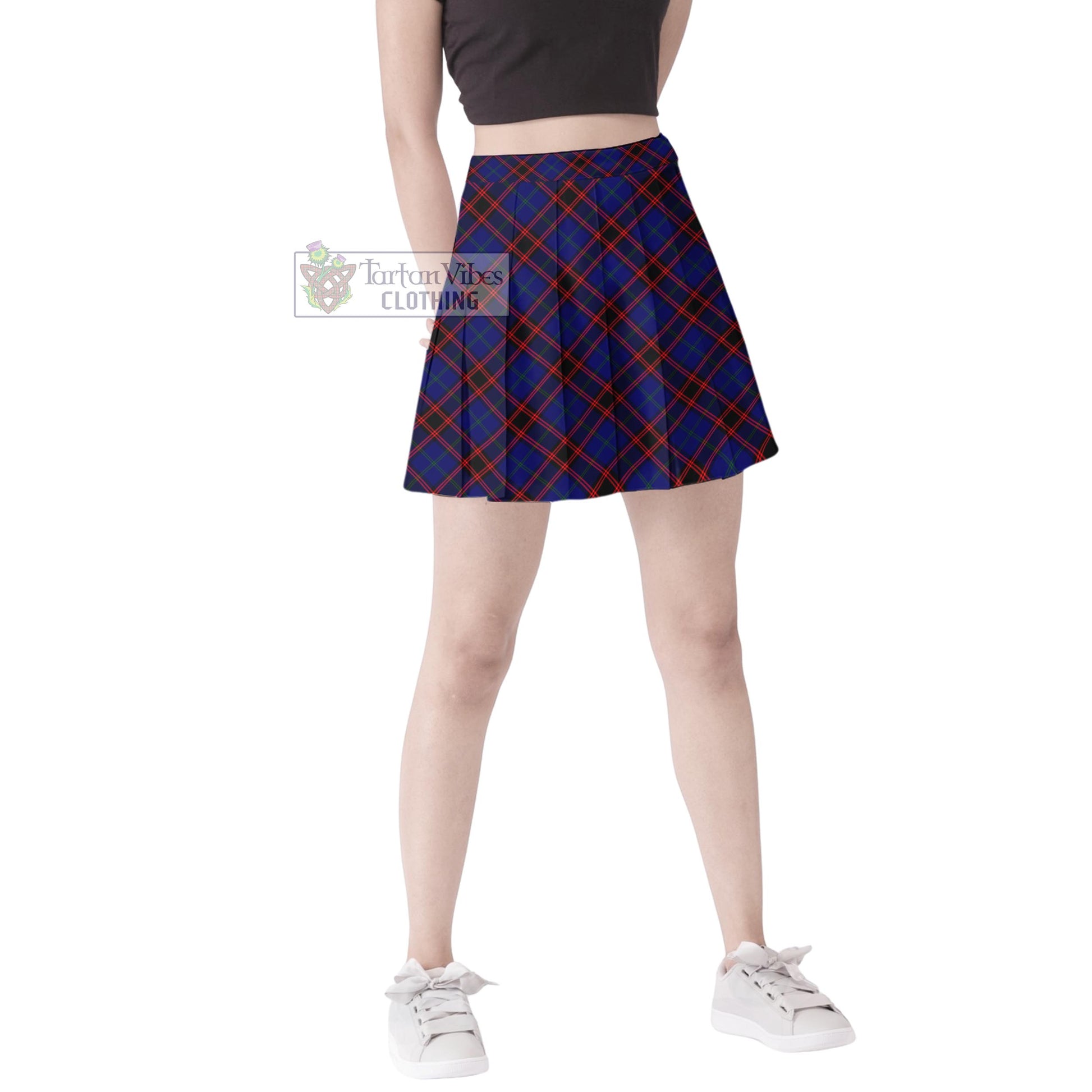 Tartan Vibes Clothing Home Modern Tartan Women's Plated Mini Skirt