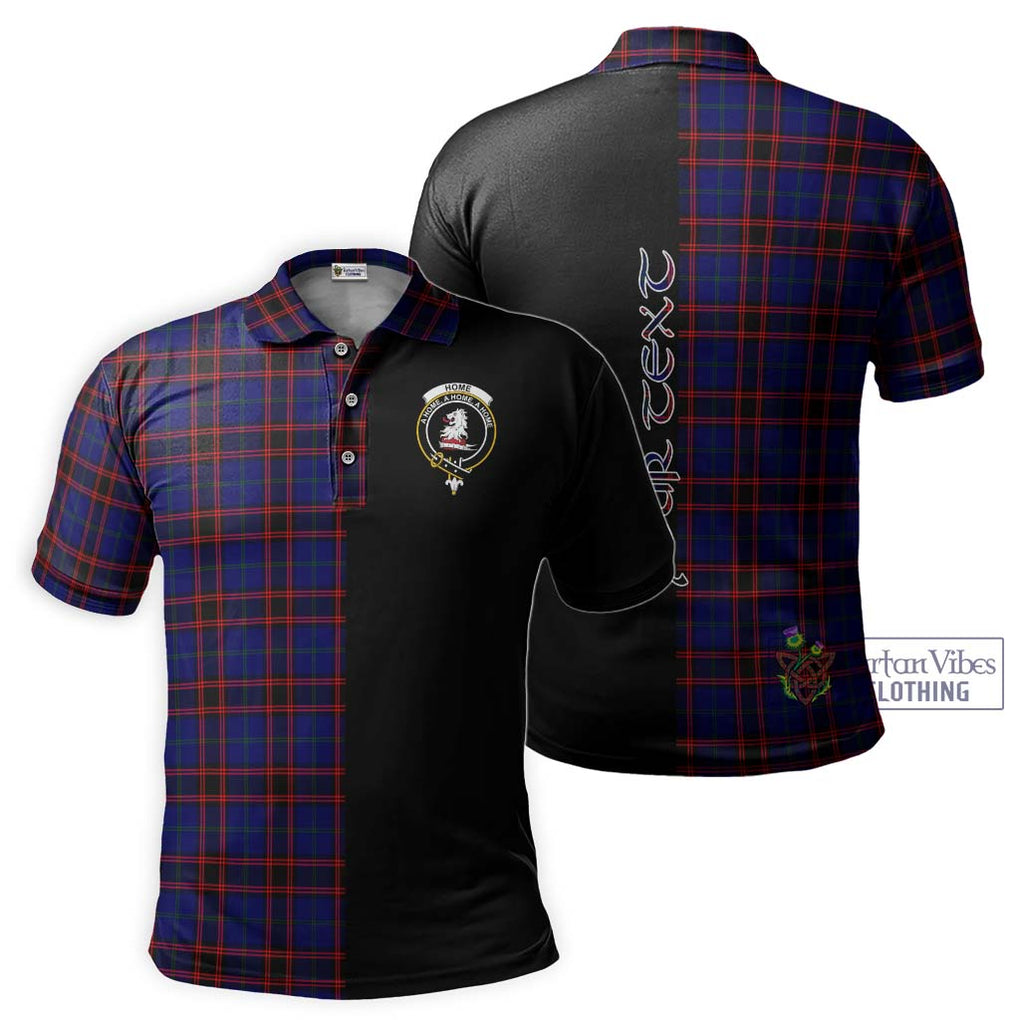 Home Modern Tartan Polo Shirt with Family Crest and Half Of Me Style Kid - Tartanvibesclothing Shop