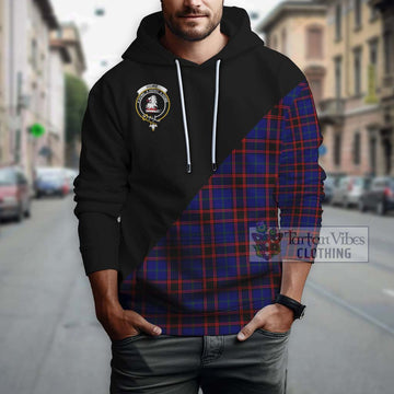 Home Modern Tartan Hoodie with Family Crest and Military Logo Style