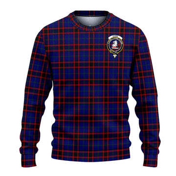 Home Modern Tartan Ugly Sweater with Family Crest