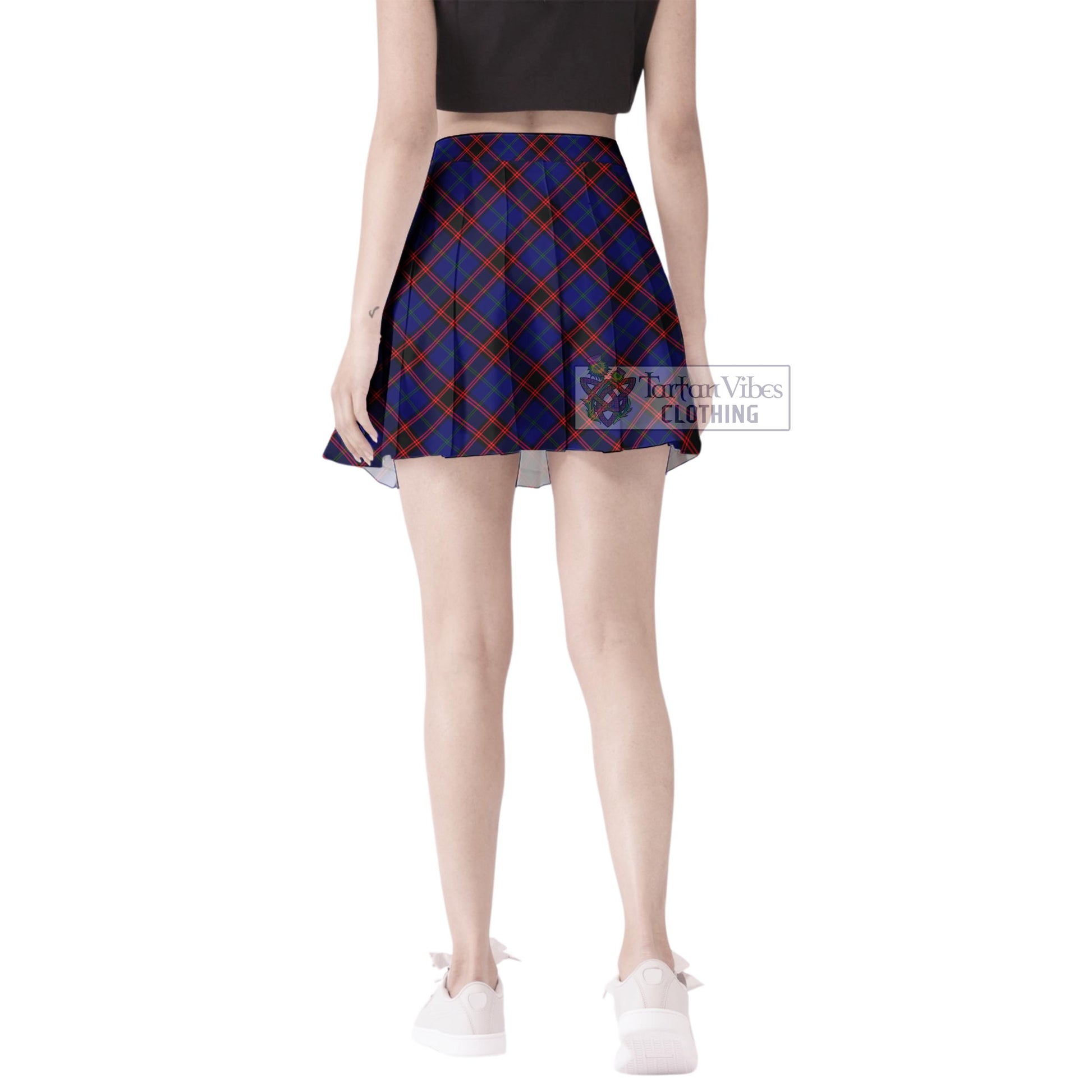 Tartan Vibes Clothing Home Modern Tartan Women's Plated Mini Skirt