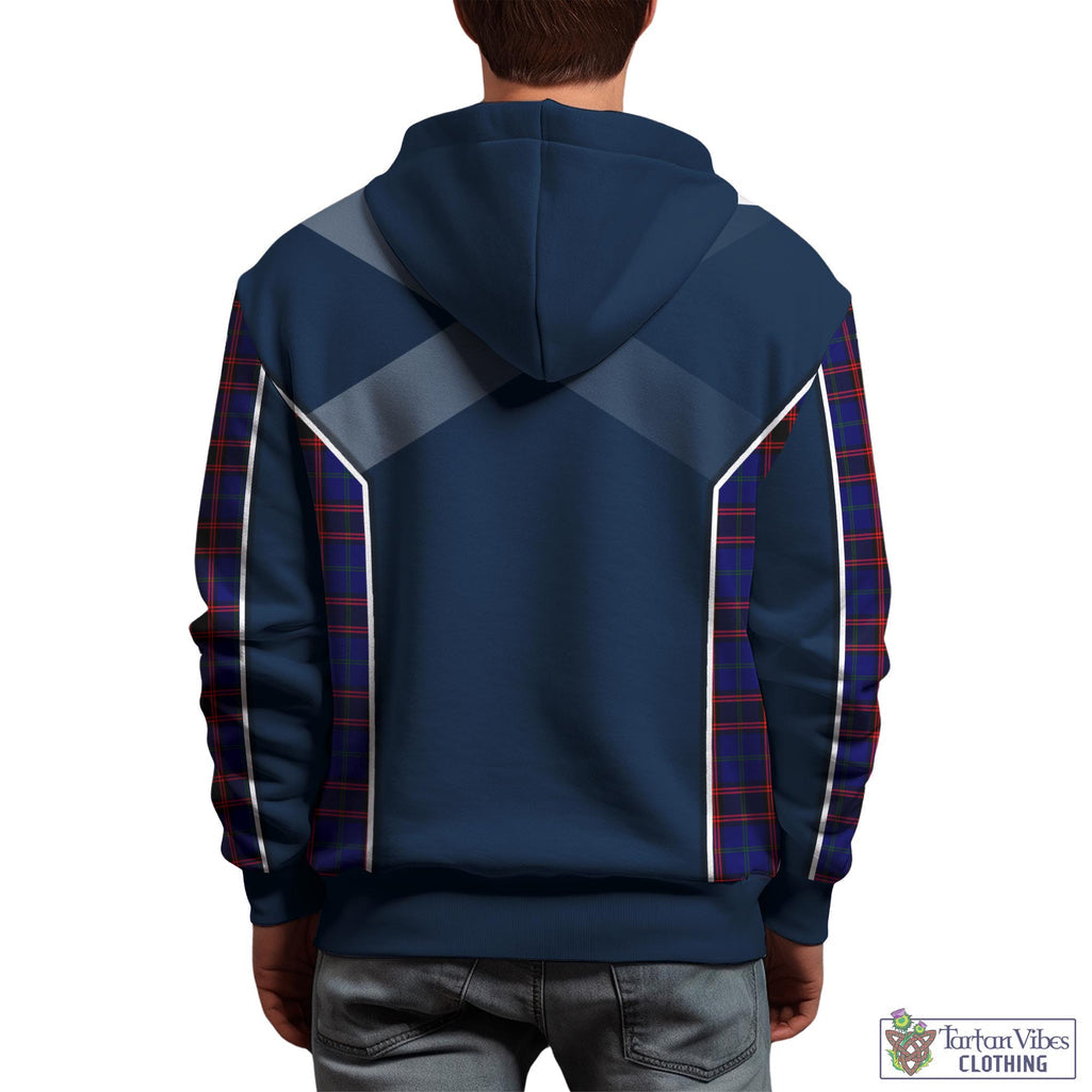 Tartan Vibes Clothing Home Modern Tartan Hoodie with Family Crest and Scottish Thistle Vibes Sport Style