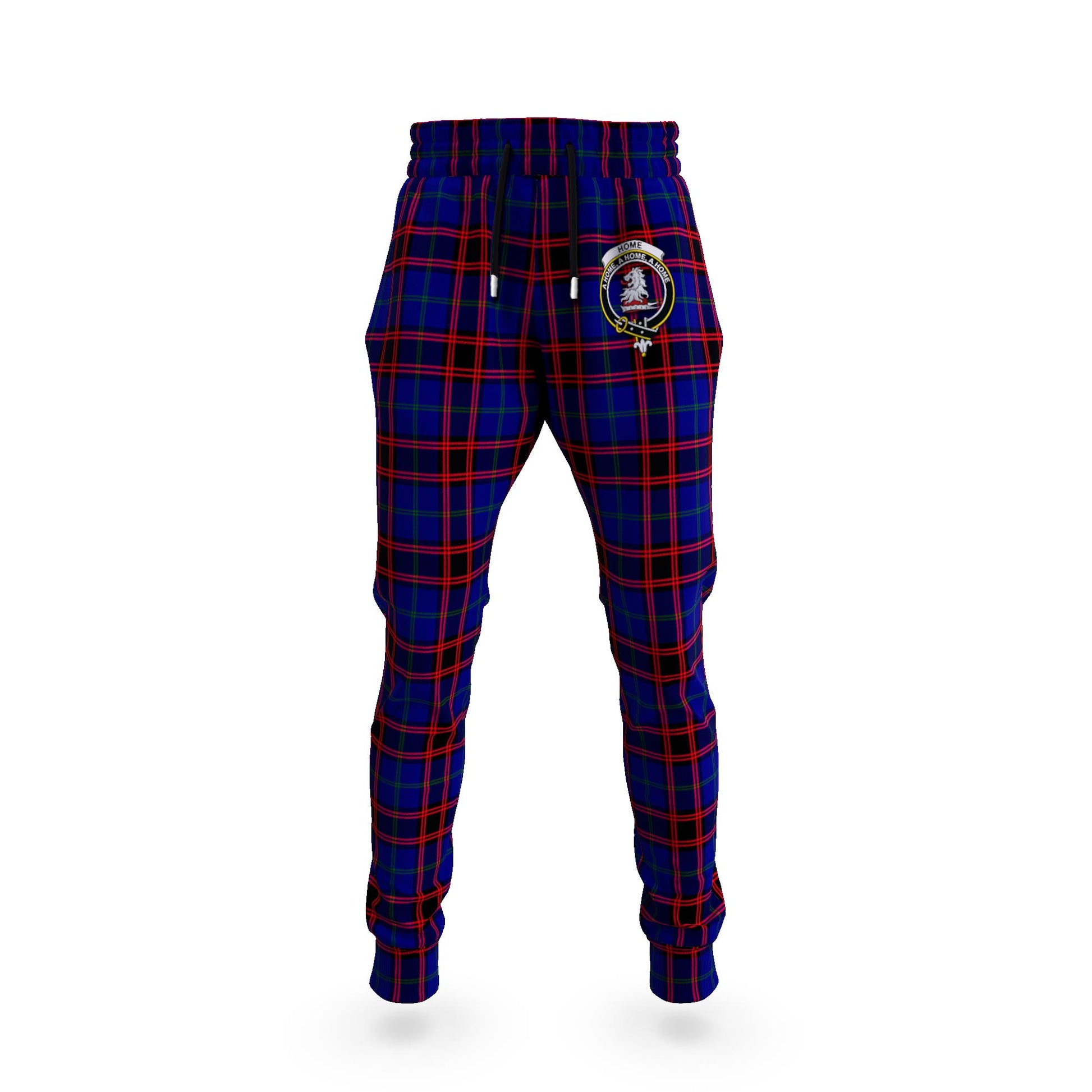 Home Modern Tartan Joggers Pants with Family Crest 5XL - Tartan Vibes Clothing