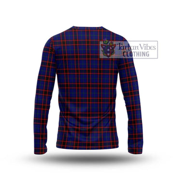 Home Modern Tartan Long Sleeve T-Shirt with Family Crest DNA In Me Style