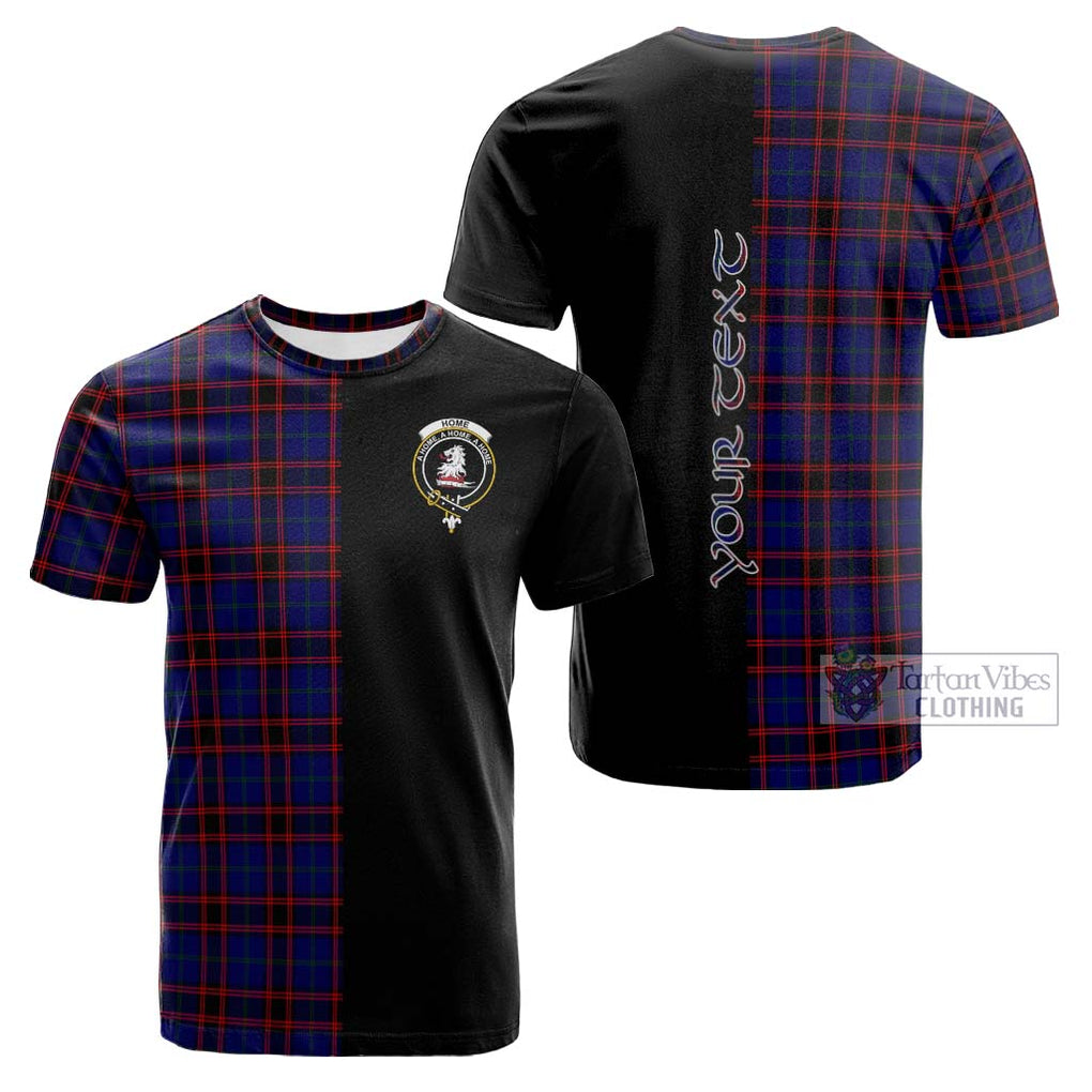 Tartan Vibes Clothing Home Modern Tartan Cotton T-shirt with Family Crest and Half Of Me Style