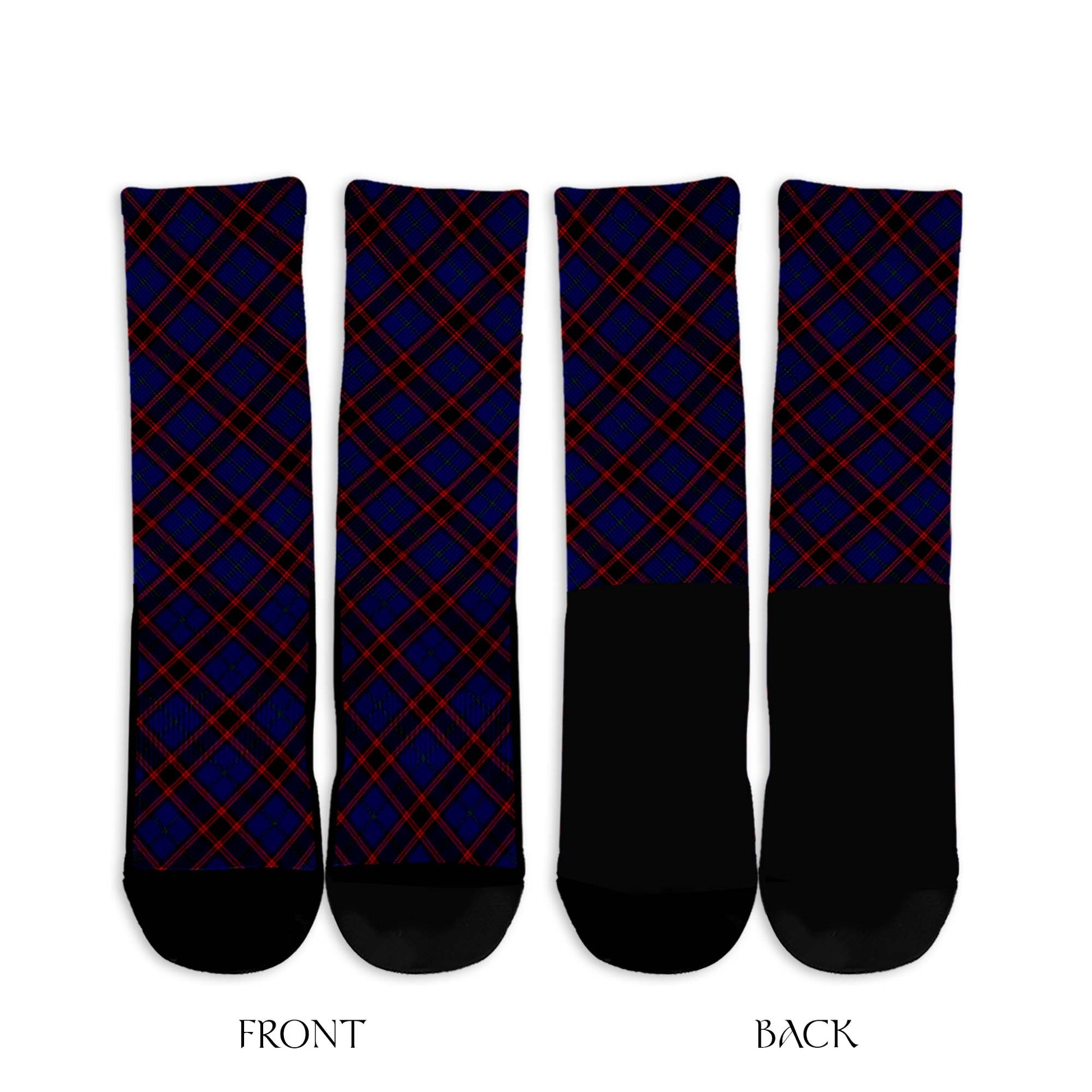 Home Modern Tartan Crew Socks Cross Tartan Style - Tartanvibesclothing