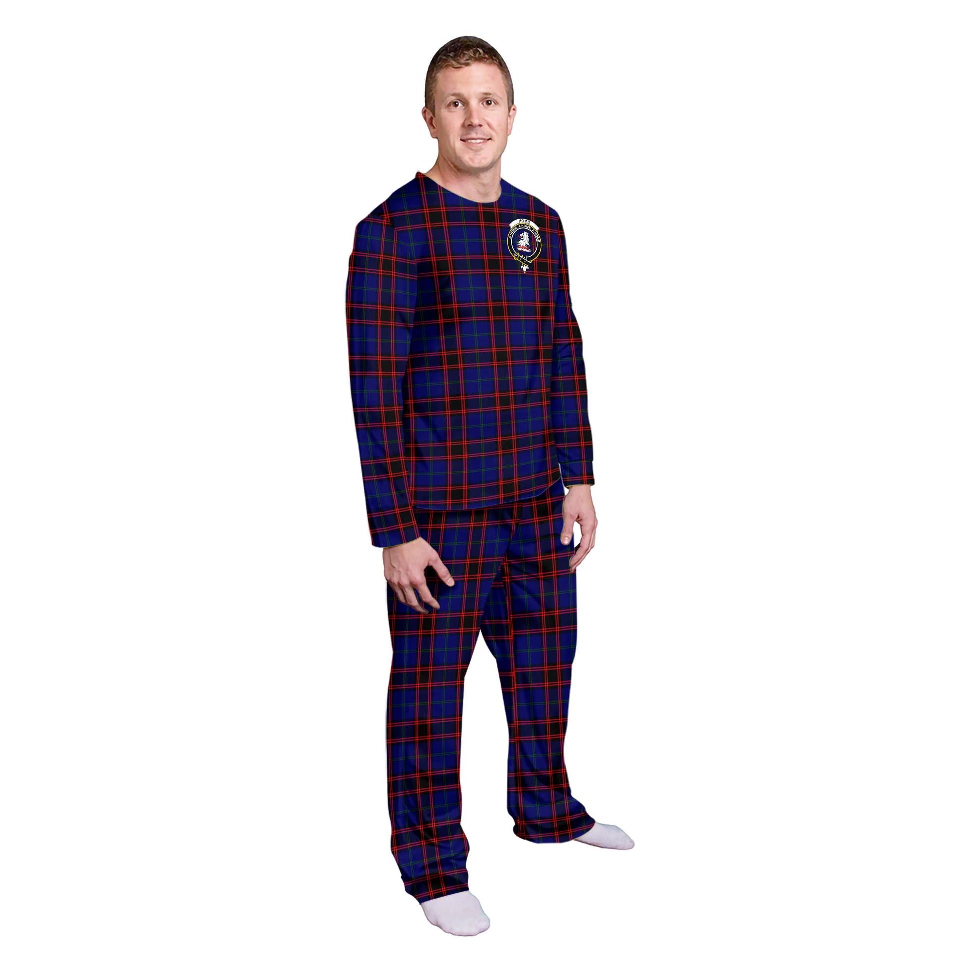 Home Modern Tartan Pajamas Family Set with Family Crest - Tartan Vibes Clothing