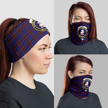 Home Modern Tartan Neck Gaiters, Tartan Bandanas, Tartan Head Band with Family Crest