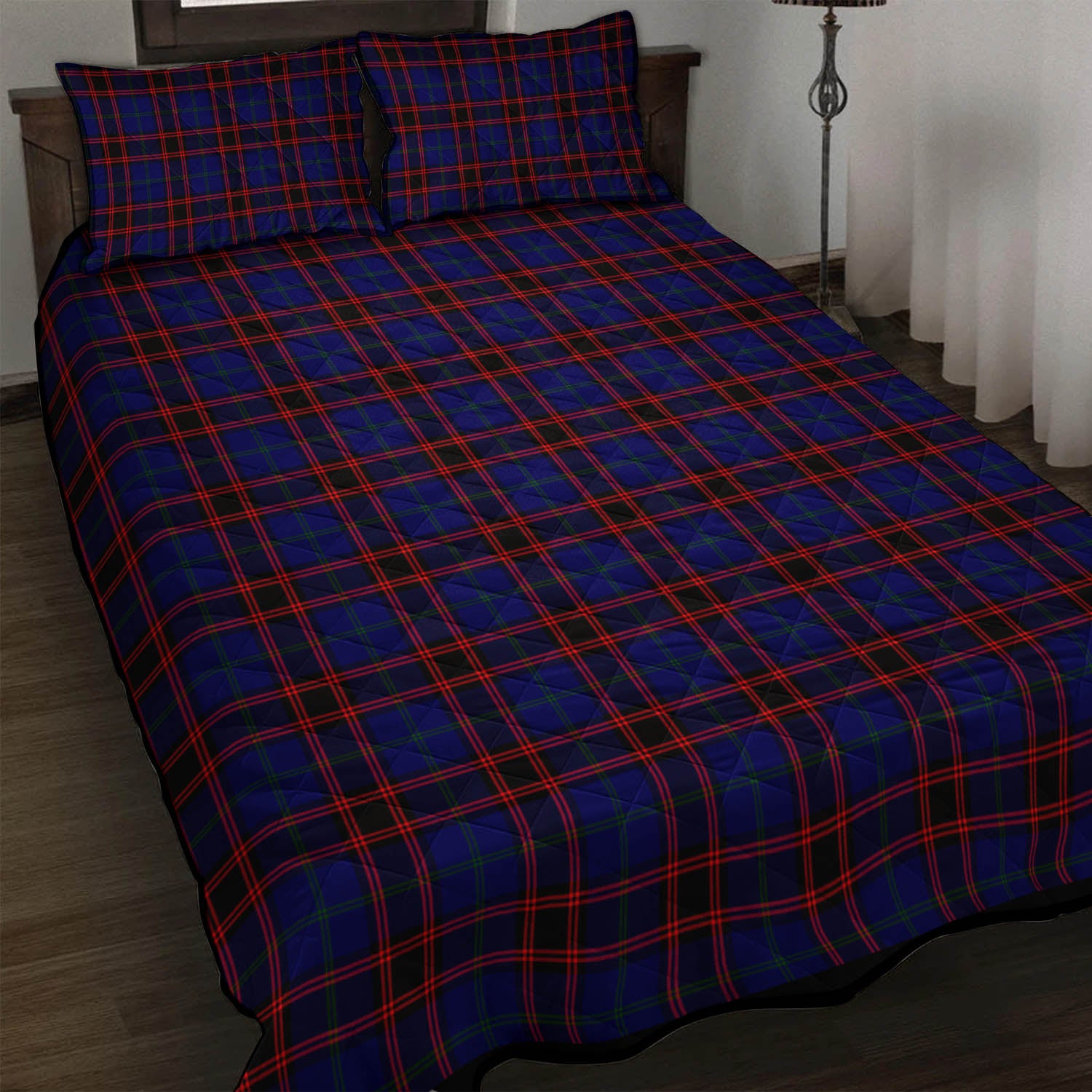 Home Modern Tartan Quilt Bed Set - Tartan Vibes Clothing