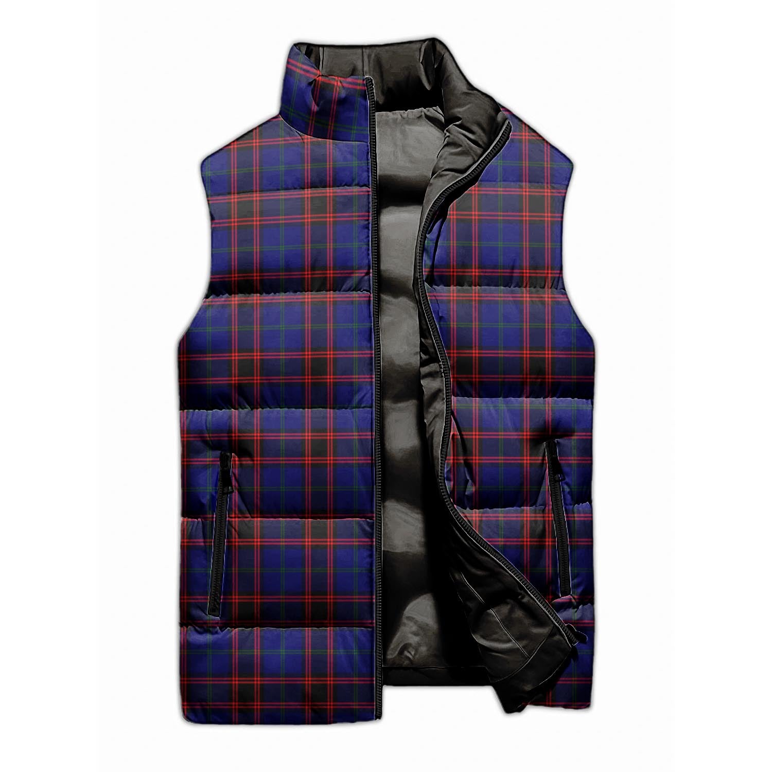 Home Modern Tartan Sleeveless Puffer Jacket - Tartanvibesclothing