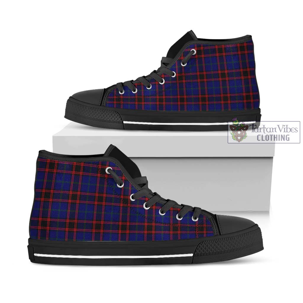 Tartan Vibes Clothing Home Modern Tartan High Top Shoes