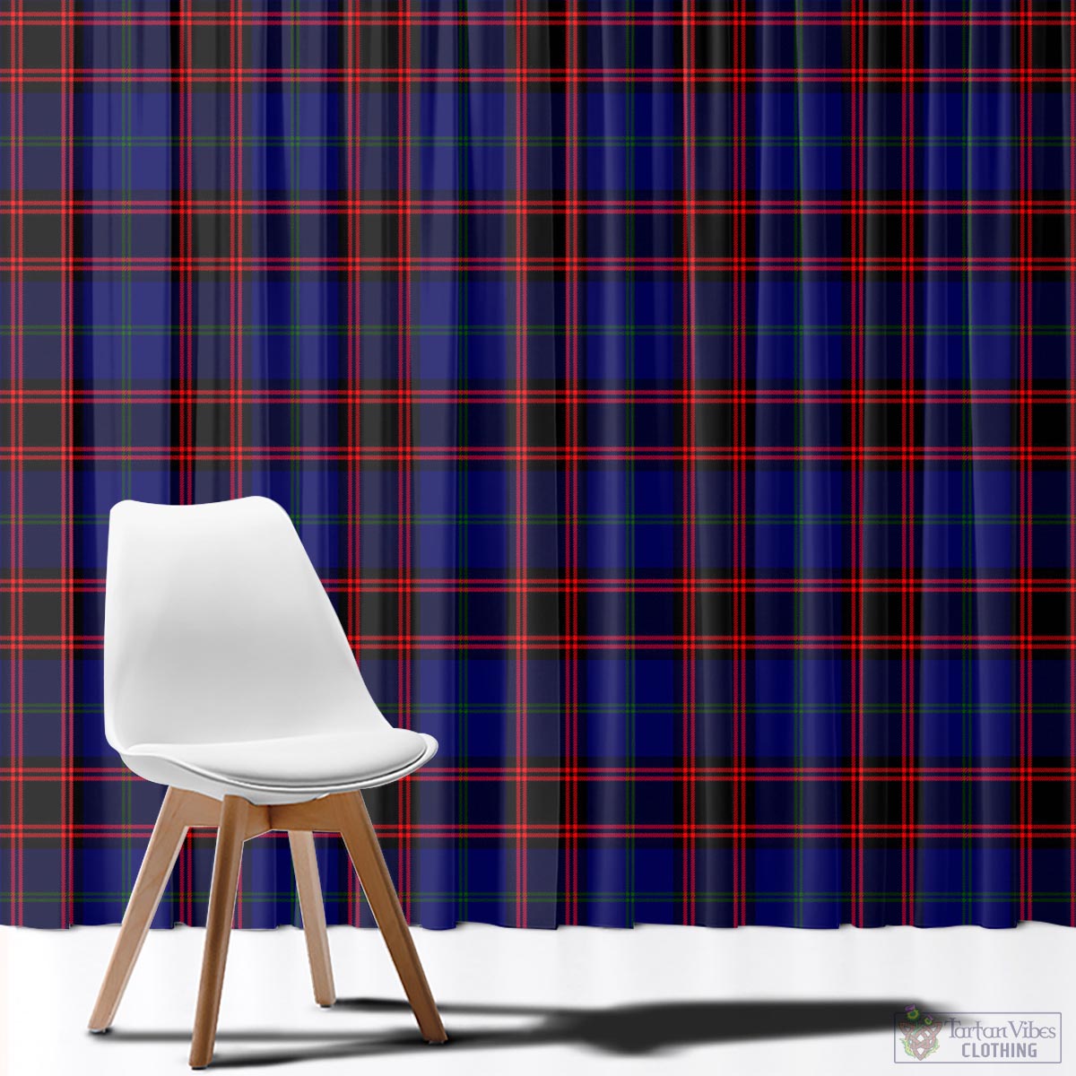 Home Modern Tartan Window Curtain