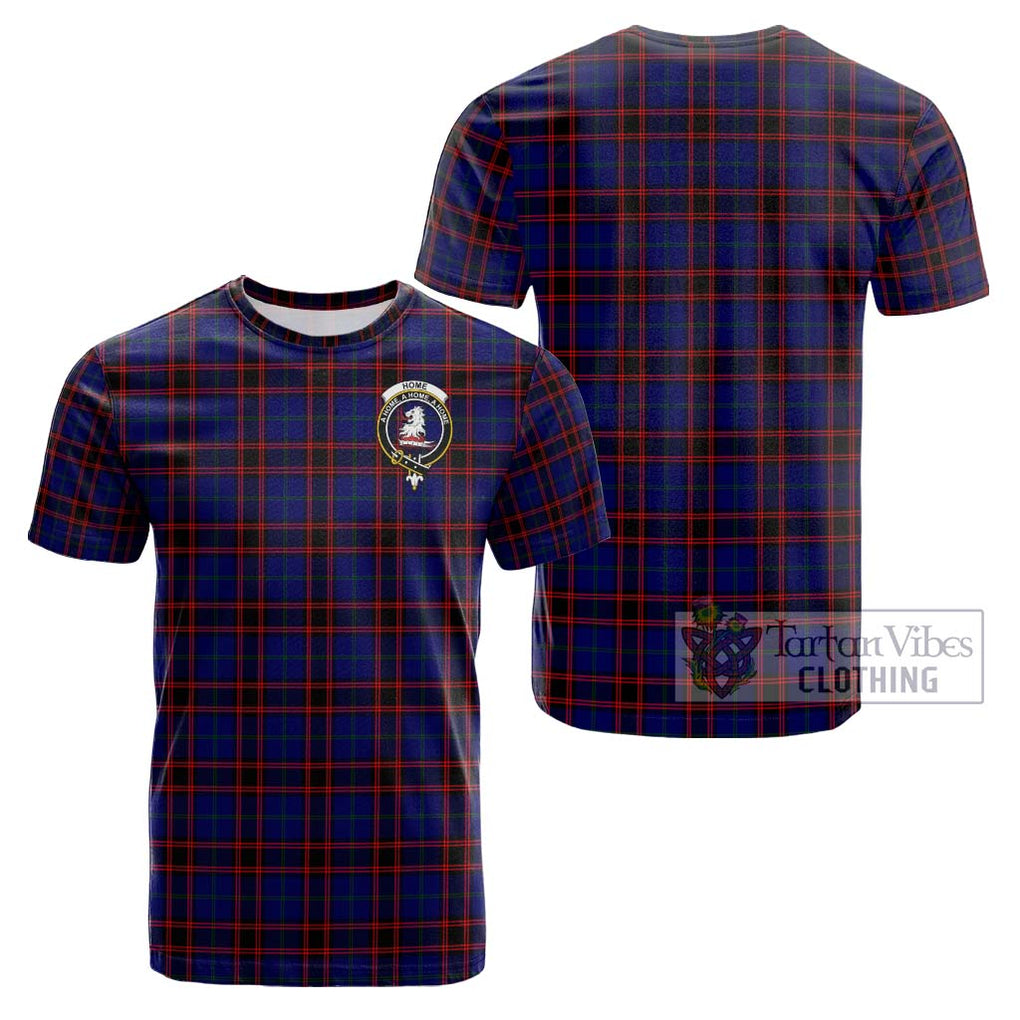 Home Modern Tartan Cotton T-Shirt with Family Crest Kid's Shirt - Tartanvibesclothing Shop