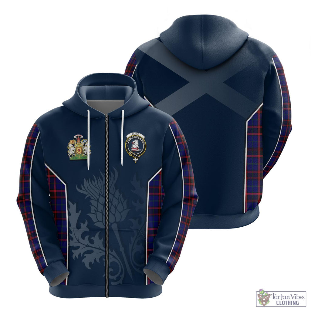 Tartan Vibes Clothing Home Modern Tartan Hoodie with Family Crest and Scottish Thistle Vibes Sport Style