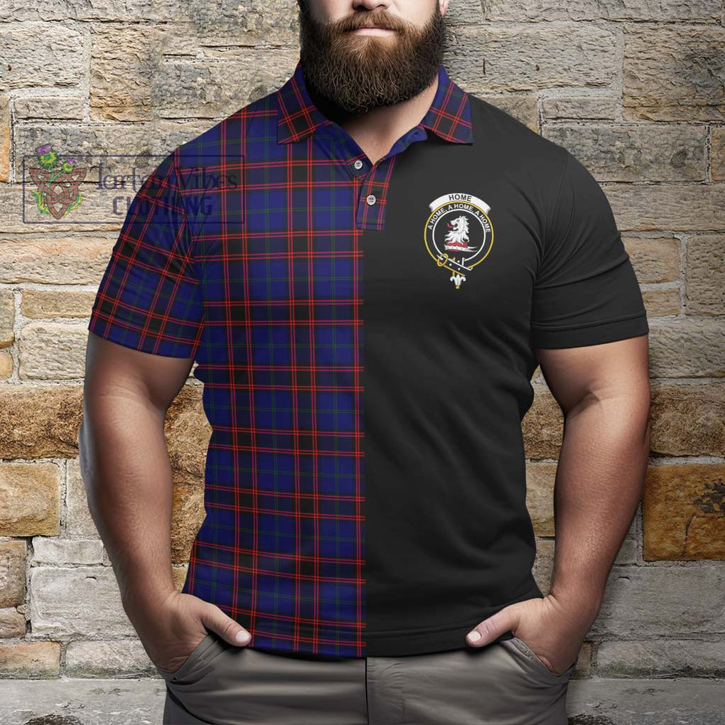 Home Modern Tartan Polo Shirt with Family Crest and Half Of Me Style - Tartanvibesclothing Shop