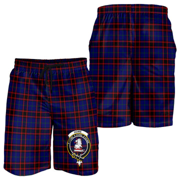 Home Modern Tartan Mens Shorts with Family Crest