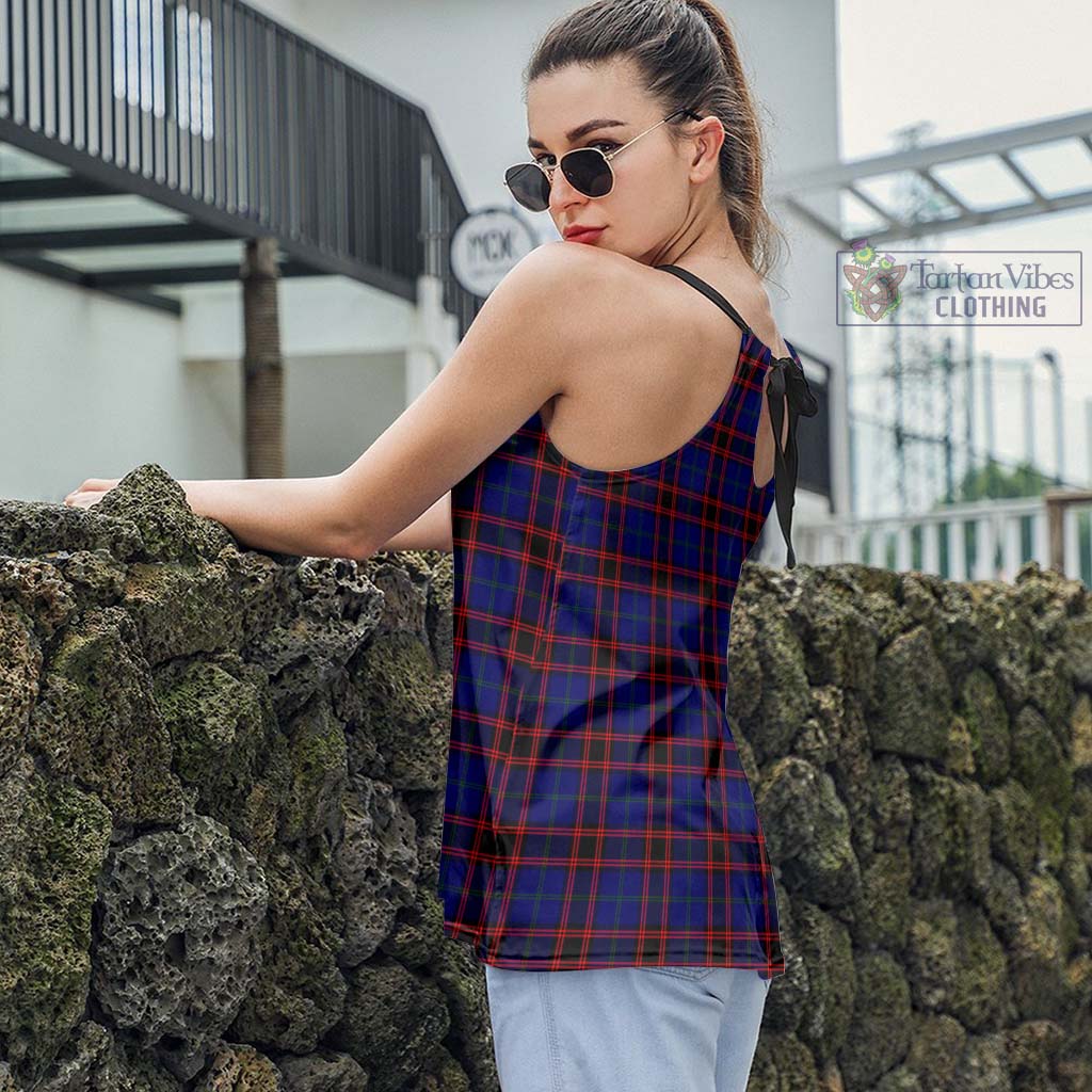 Tartan Vibes Clothing Home Modern Tartan Loose Halter Neck Camisole