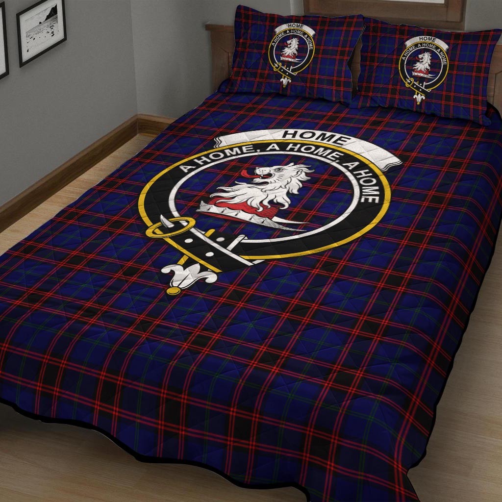 Home Modern Tartan Quilt Bed Set with Family Crest - Tartan Vibes Clothing