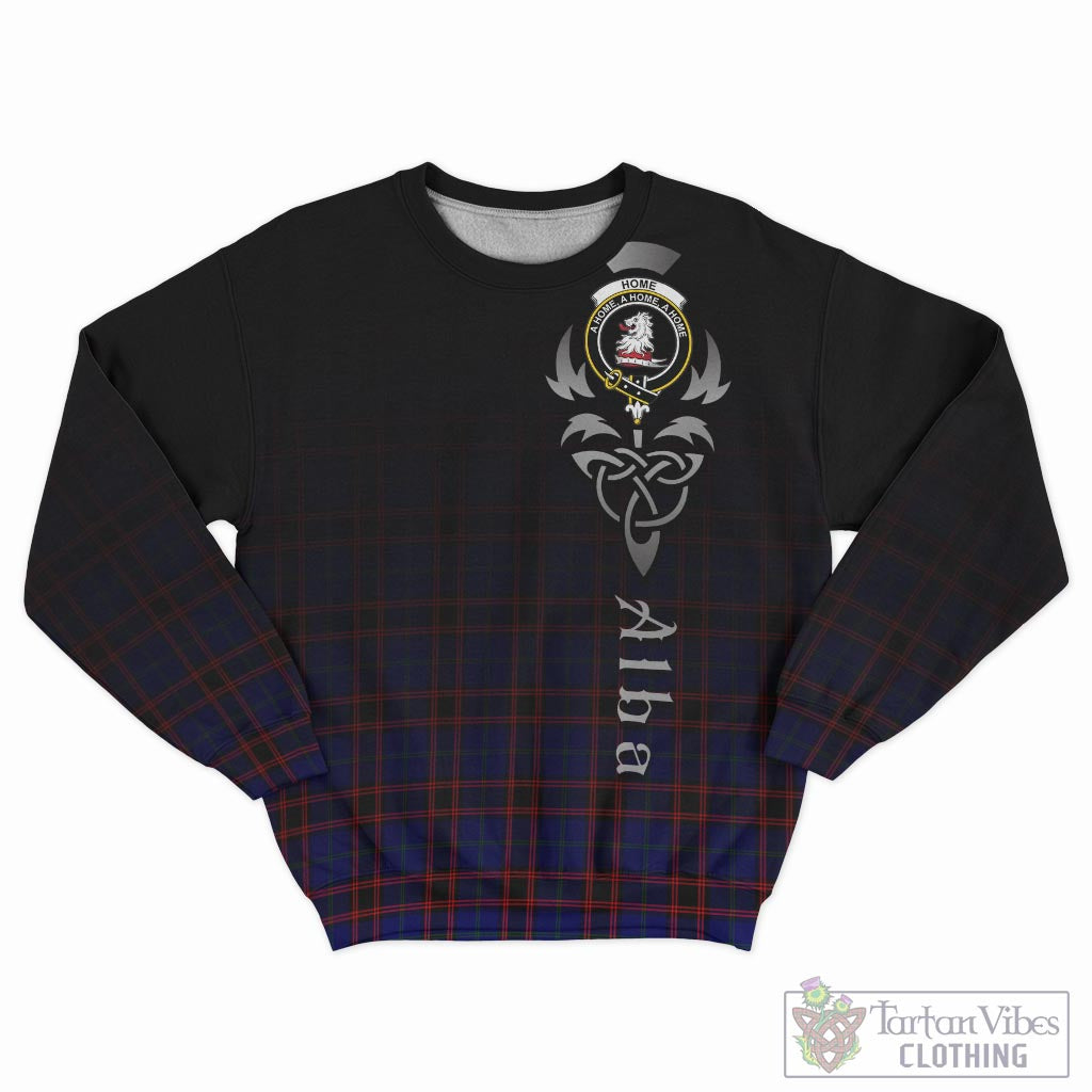 Tartan Vibes Clothing Home Modern Tartan Sweatshirt Featuring Alba Gu Brath Family Crest Celtic Inspired