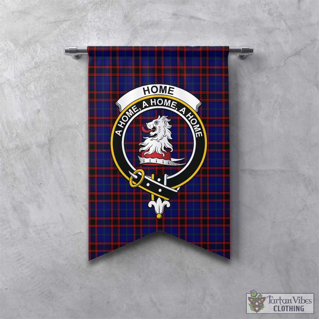 Tartan Vibes Clothing Home Modern Tartan Gonfalon, Tartan Banner with Family Crest