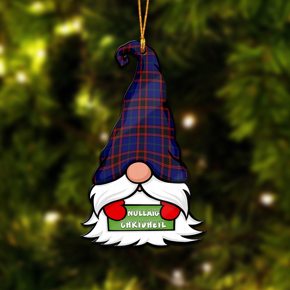 Home Modern Gnome Christmas Ornament with His Tartan Christmas Hat - Tartan Vibes Clothing