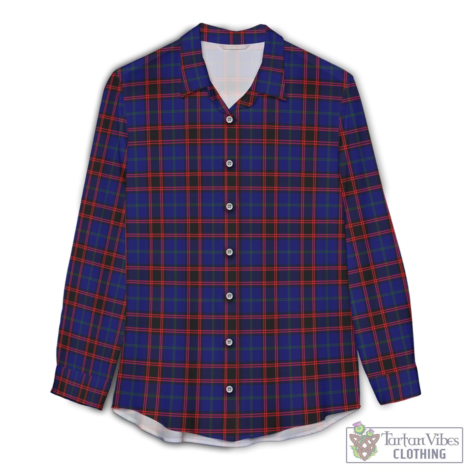 Home Modern Tartan Womens Casual Shirt