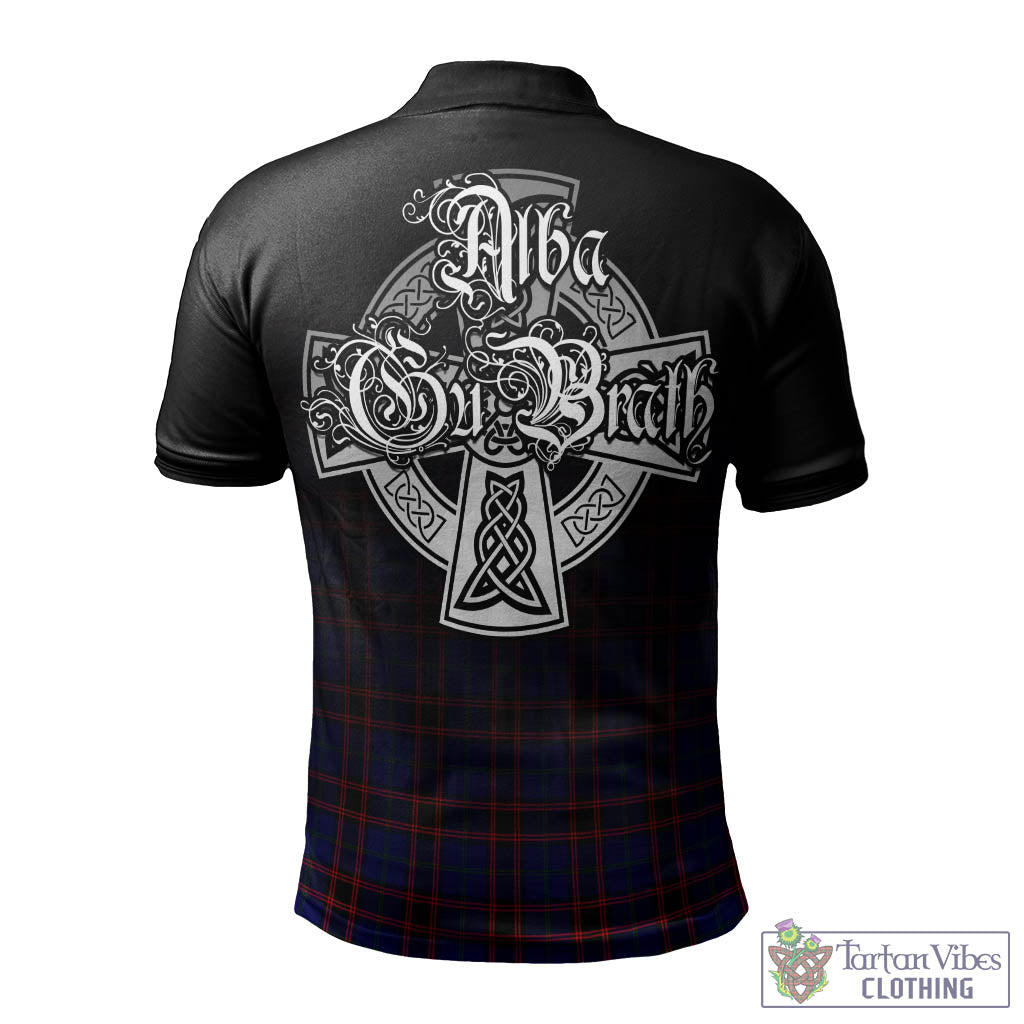 Tartan Vibes Clothing Home Modern Tartan Polo Shirt Featuring Alba Gu Brath Family Crest Celtic Inspired