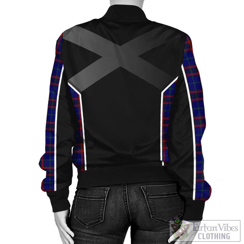 Tartan Vibes Clothing Home Modern Tartan Bomber Jacket with Family Crest and Scottish Thistle Vibes Sport Style