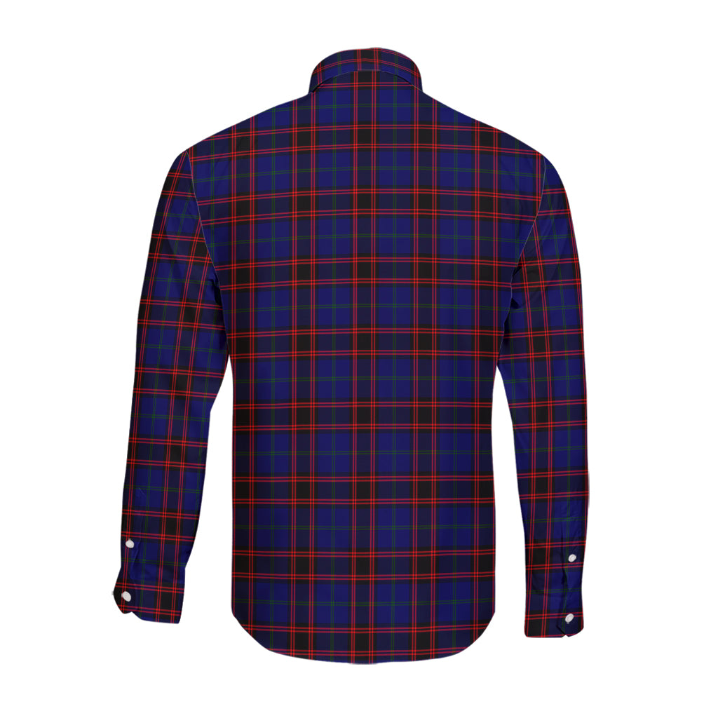 home-modern-tartan-long-sleeve-button-up-shirt-with-family-crest