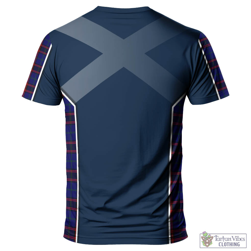 Tartan Vibes Clothing Home Modern Tartan T-Shirt with Family Crest and Lion Rampant Vibes Sport Style