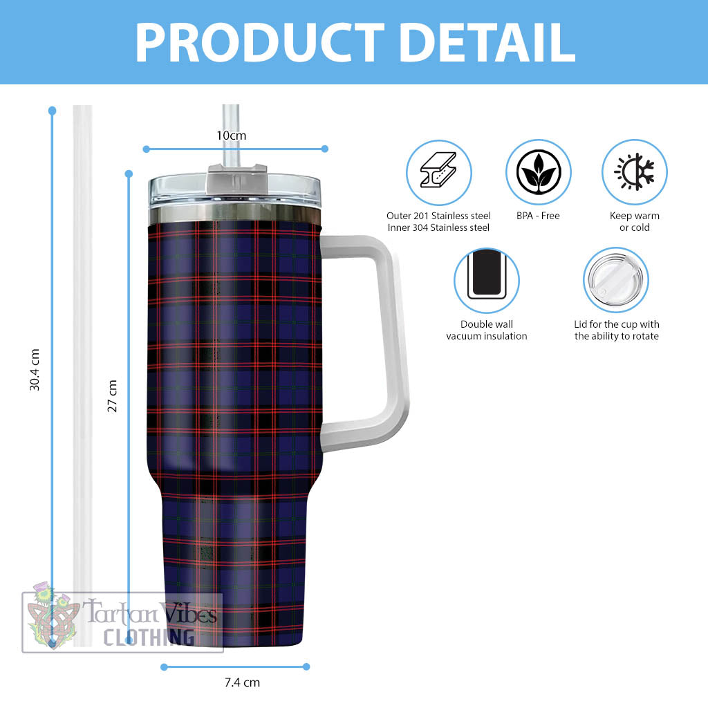 Tartan Vibes Clothing Home Modern Tartan Tumbler with Handle