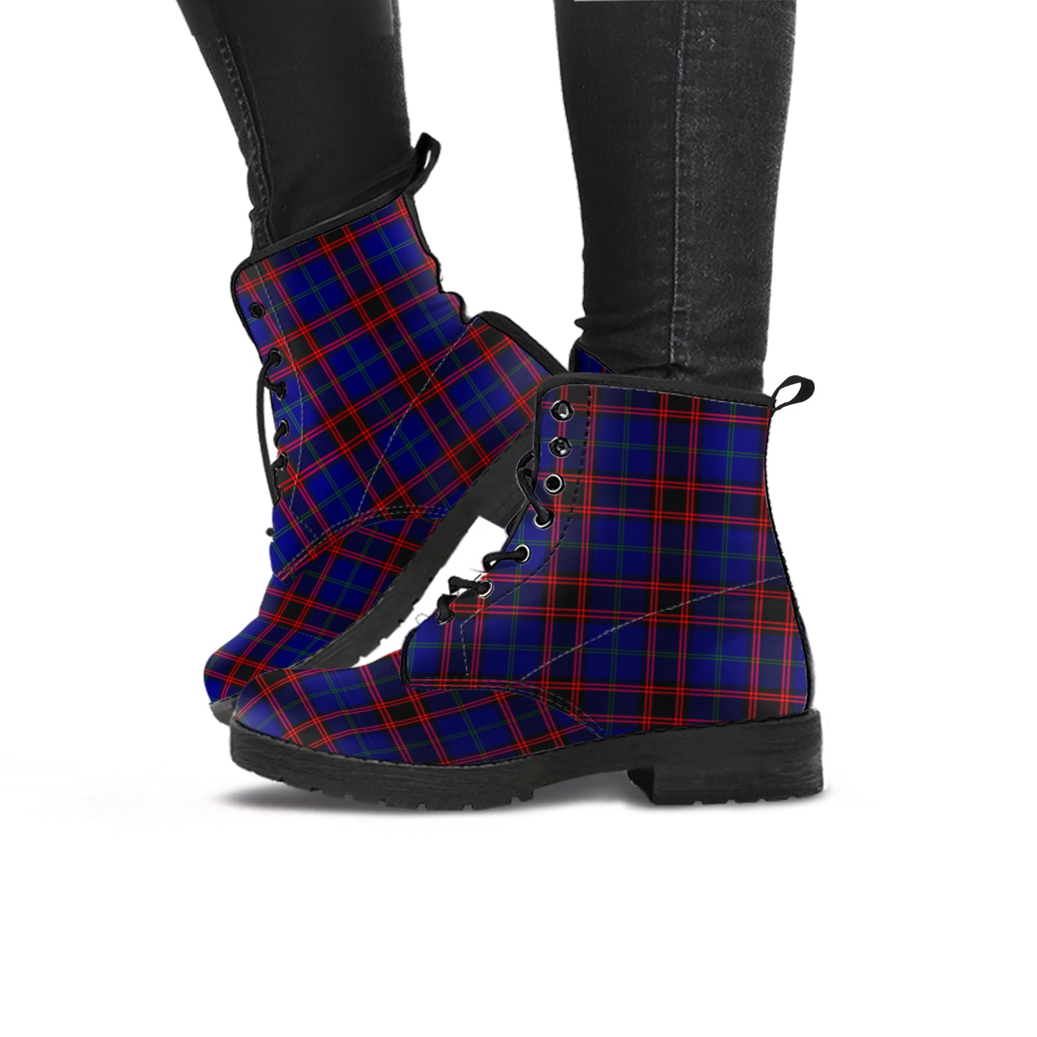 home-modern-tartan-leather-boots