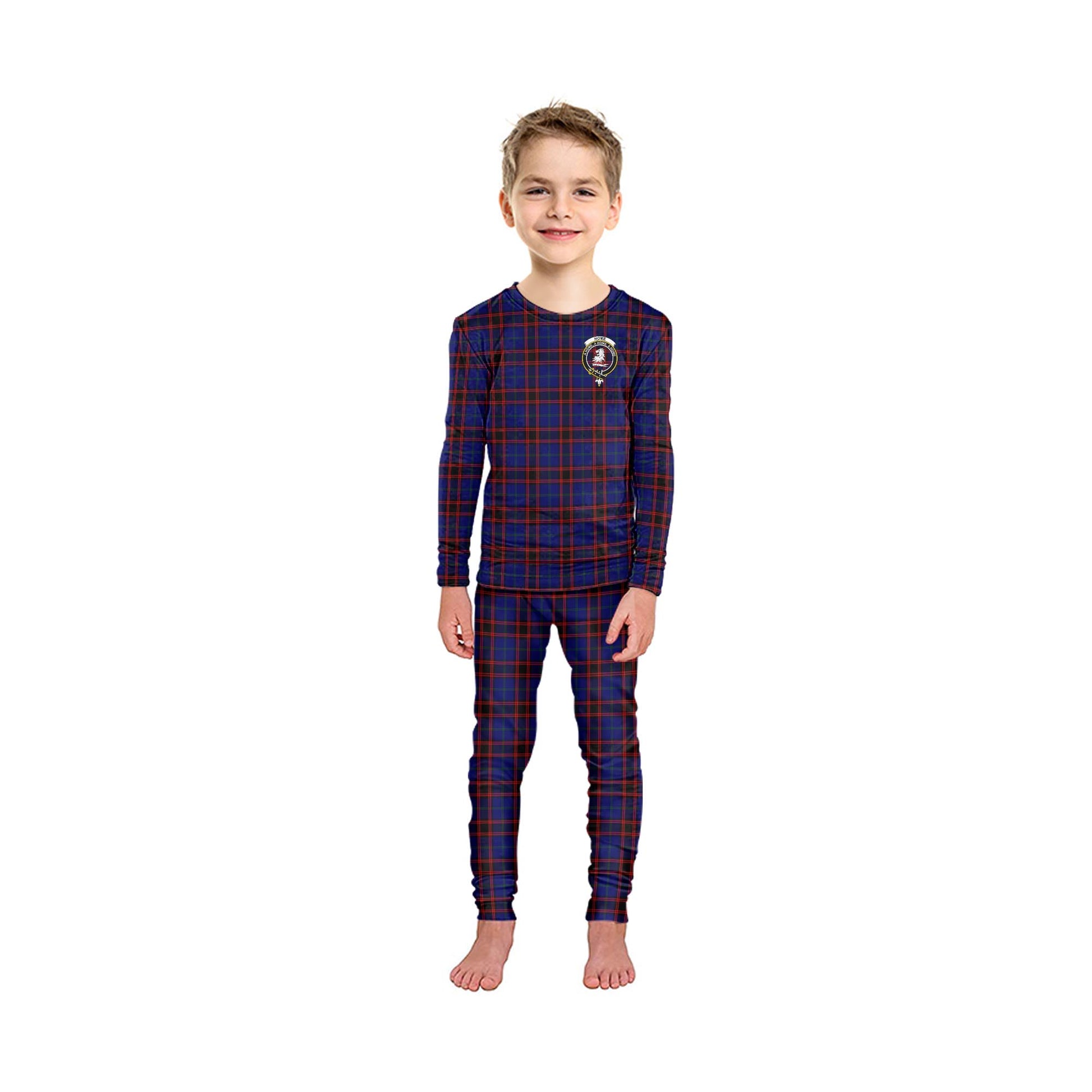 Home Modern Tartan Pajamas Family Set with Family Crest - Tartan Vibes Clothing