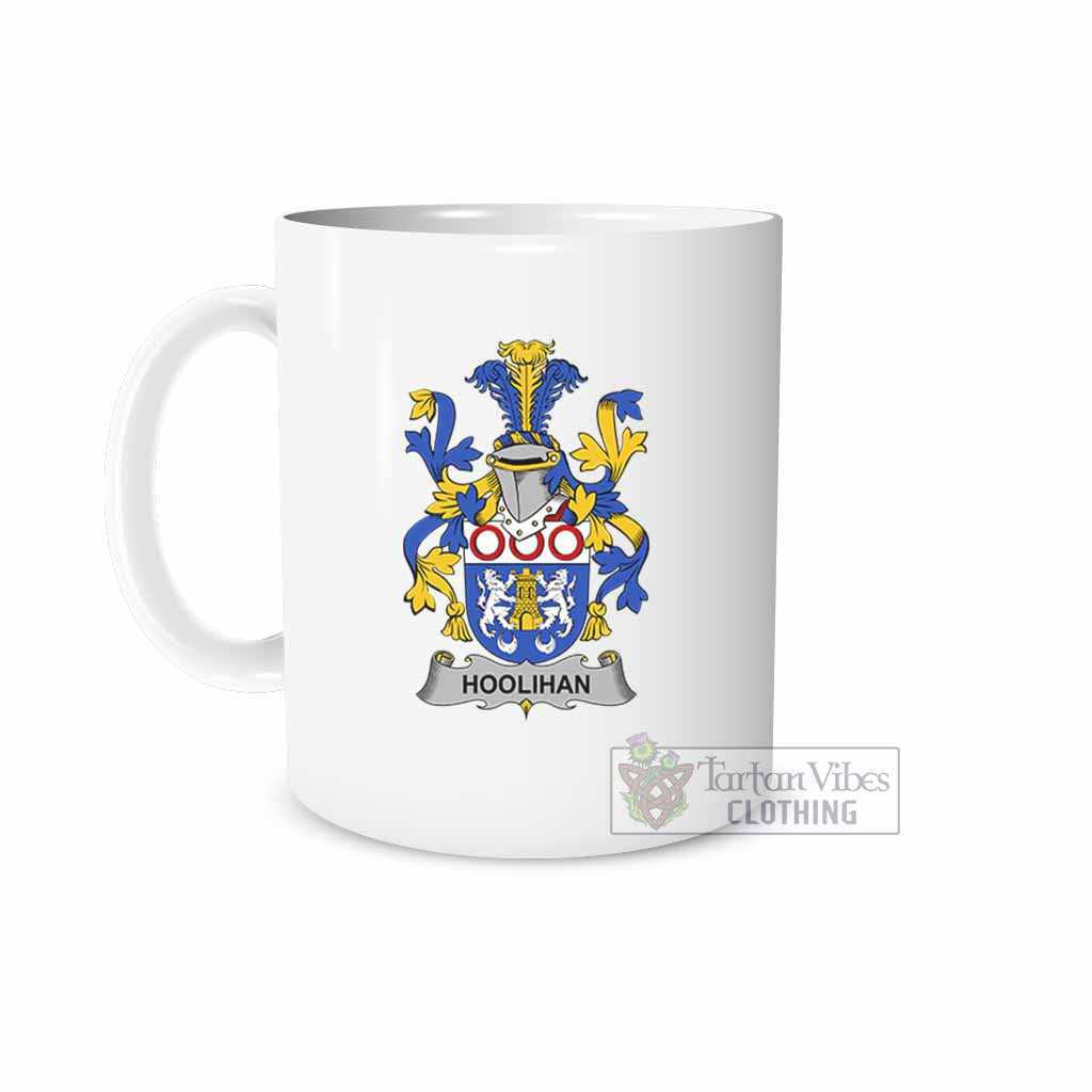 Tartan Vibes Clothing Hoolihan Irish Clan Coat of Arms Ceramic Mug