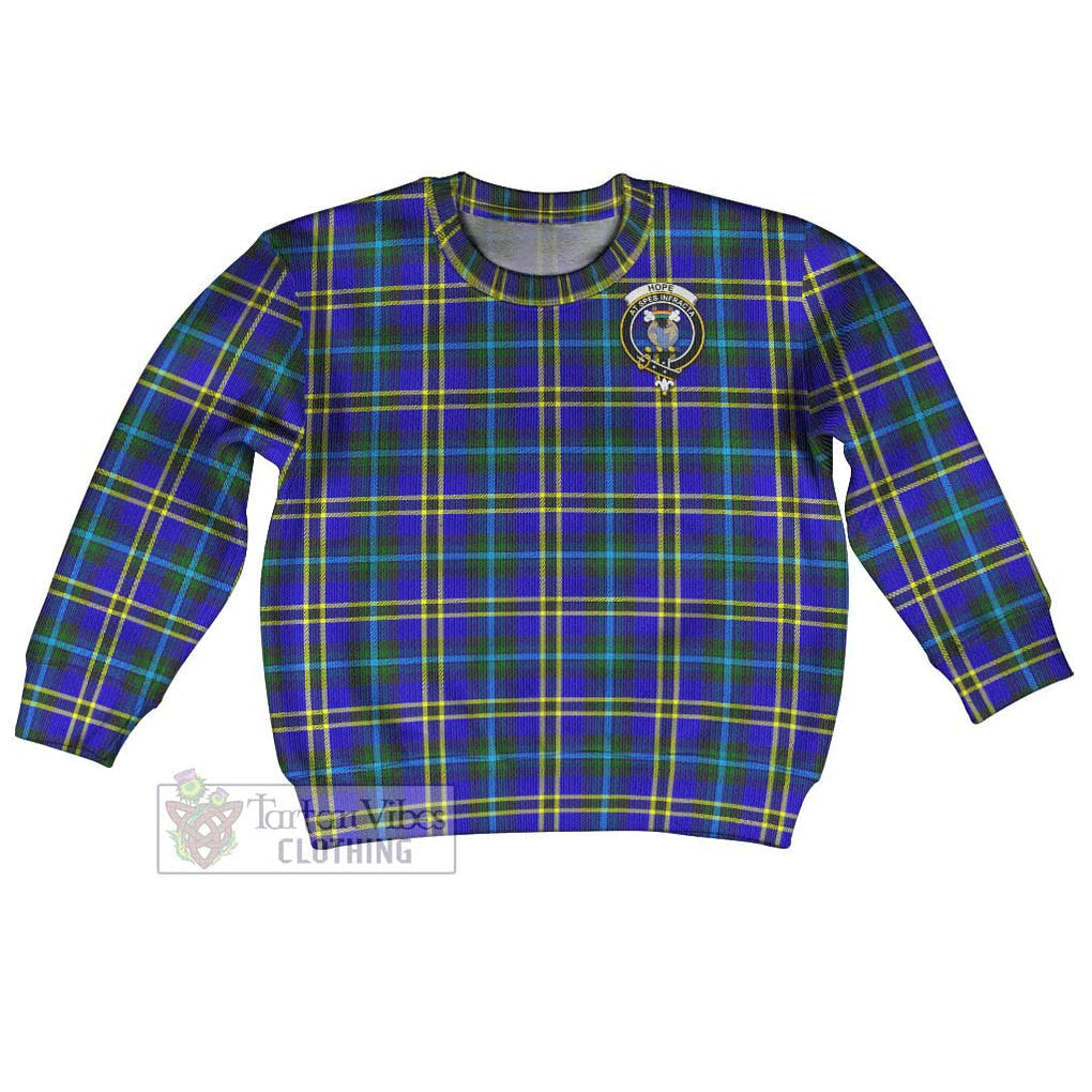 Tartan Vibes Clothing Hope Tartan Kid Ugly Sweater with Family Crest