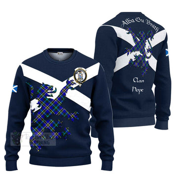 Hope Tartan Lion Rampant Ugly Sweater Proudly Display Your Heritage with Alba Gu Brath and Clan Name