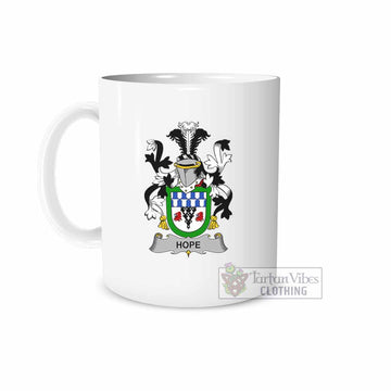 Hope Irish Clan Coat of Arms Ceramic Mug