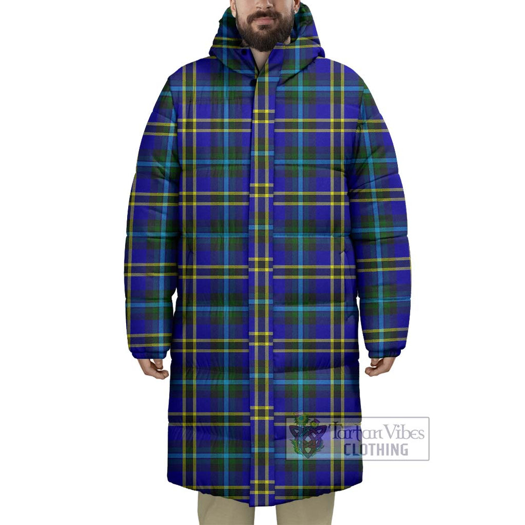 Tartan Vibes Clothing Hope Tartan Long Down Jacket