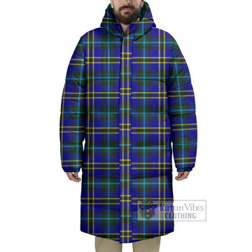 Hope Tartan Long Down Jacket