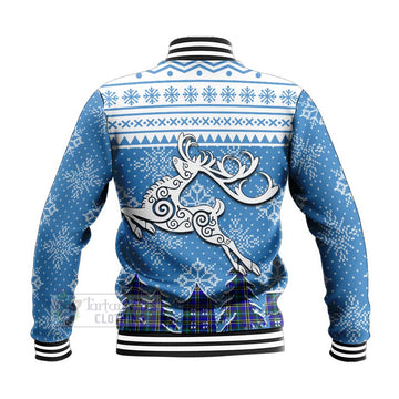 Hope Clan Christmas Baseball Jacket Celtic Reindeer Style