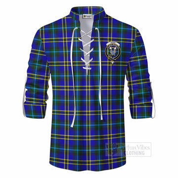 Hope Tartan Ghillie Kilt Shirt with Family Crest DNA In Me Style