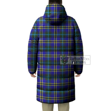 Hope Tartan Long Down Jacket