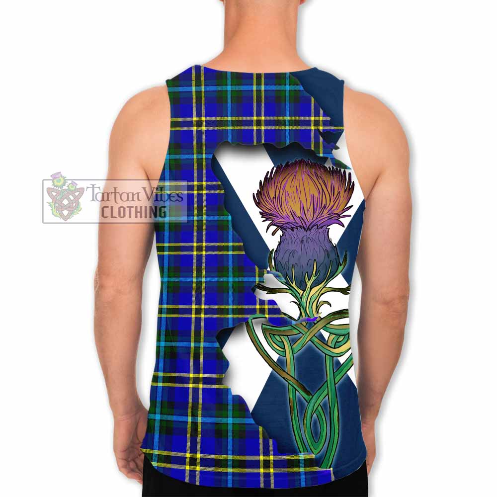 Hope Tartan Family Crest Men's Tank Top Scottish Thistle Celtic Inspired - Tartan Vibes Clothing