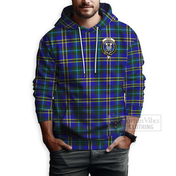 Hope Tartan Hoodie with Family Crest Celtic Skull Style