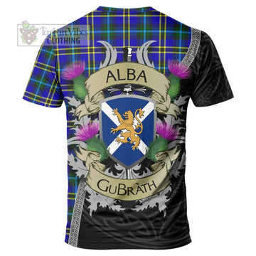 Hope Tartan Family Crest T-Shirt Lion Rampant Royal Thistle Shield Celtic Inspired - Tartan Vibes Clothing