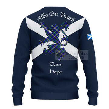 Hope Tartan Lion Rampant Ugly Sweater Proudly Display Your Heritage with Alba Gu Brath and Clan Name