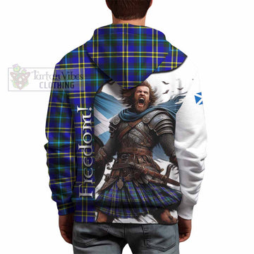 Hope Crest Tartan Hoodie Inspired by the Freedom of Scottish Warrior