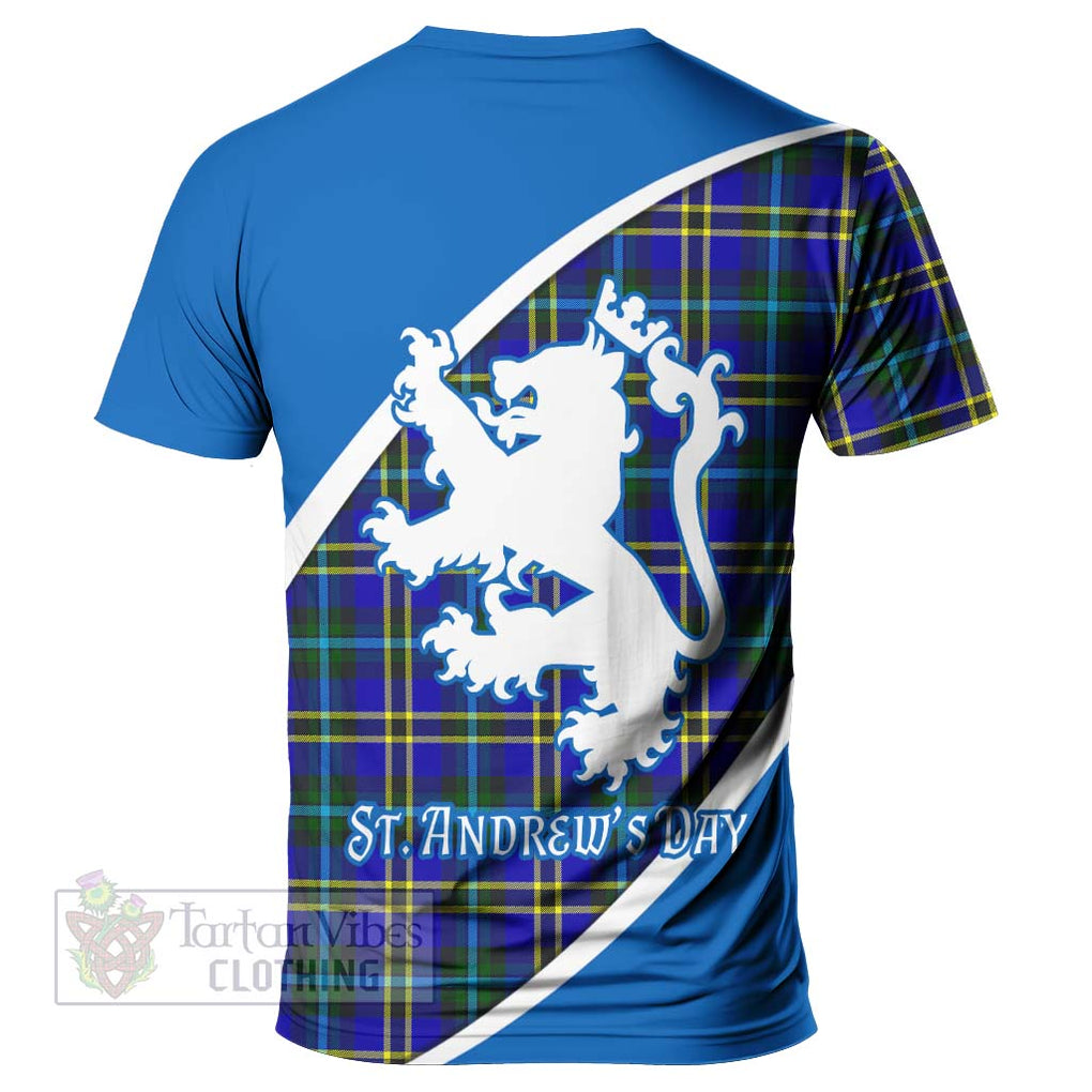 Tartan Vibes Clothing Hope Family Crest Tartan T-Shirt Celebrate Saint Andrew's Day in Style