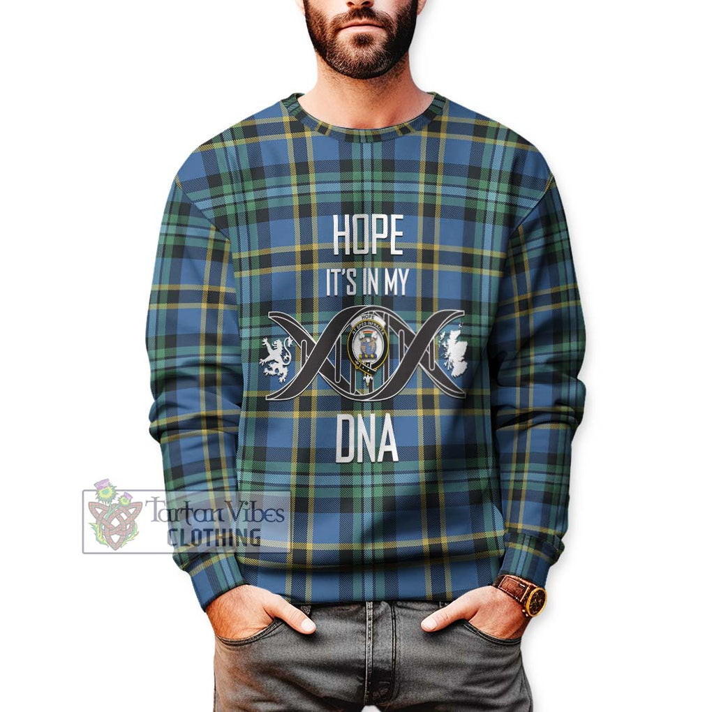 Hope Ancient Tartan Sweatshirt with Family Crest DNA In Me Style Unisex - Tartanvibesclothing Shop