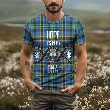 Hope Ancient Tartan T-Shirt with Family Crest DNA In Me Style